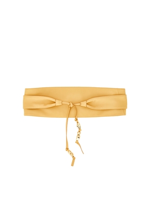 Zimmermann Foam Pebbles Wrap Belt in Tan. Size M/L. Also in S/M, XS/S.
