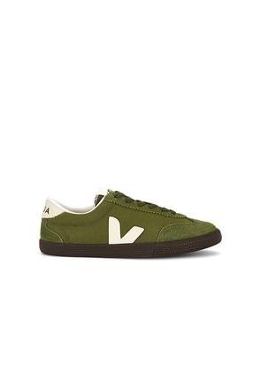 Veja Volley Canvas Sneaker in Green. Size 36. Also in 37, 38, 39, 40, 41.