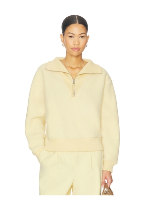 Varley Jaylin Half Zip Fleece in Lemon. Size L. Also in S, XS, XL.