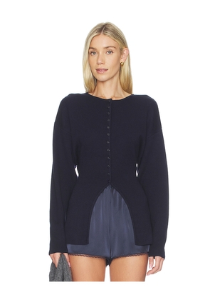 WeWoreWhat Drop Shoulder Cardigan in Navy. Size S. Also in L, XL.