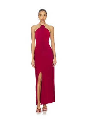 Yumi Kim Nova Dress in Burgundy. Size M. Also in XS, S, L, XL.