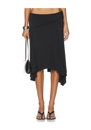 With Jean Sharni Skirt in Black. Size M. Also in S, XXS, XS, L, XL.