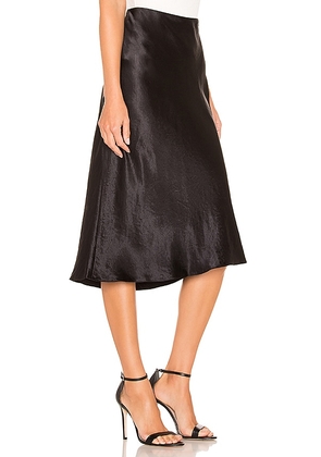 Vince Slip Skirt in Black. Size L. Also in XS, S, M, XL.