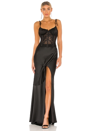 V. Chapman Calla Lily Gown in Black. Size 14. Also in 4, 10, 12.