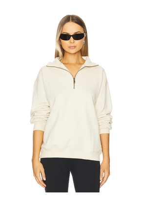 THE UPSIDE Hamilton Wren Half Zip Sweater in White. Size S. Also in XS.