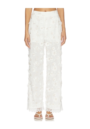 Waimari Celia Pants in White. Size M. Also in XS, S, L.