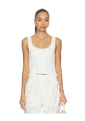 Waimari Vela Top in White. Size M. Also in L, S, XS.