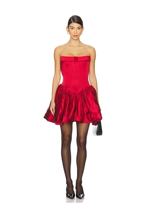 AMUR Mirelle Bow Dress in Red. Size 10. Also in 4, 0, 2, 6, 8.