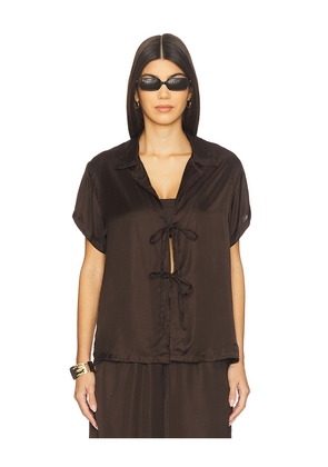 vitamin A Kami Shirt in Black. Size M. Also in S, XS.