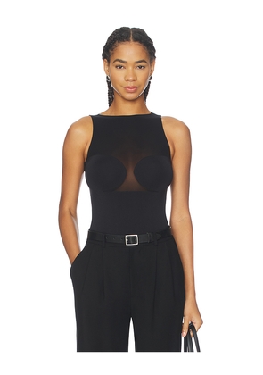Wolford Bustier String Bodysuit in Black. Size XS. Also in S.