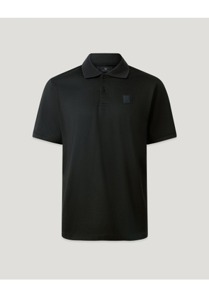 Belstaff Steel Polo Men's Cotton Jersey Black Size 2XL
