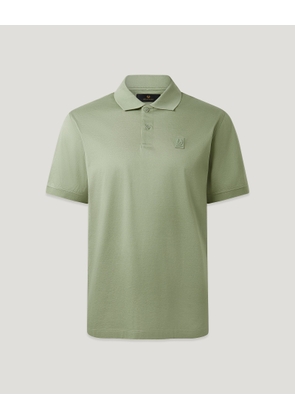 Belstaff Steel Polo Men's Cotton Jersey Lichen Size 2XL