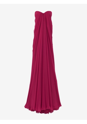 MCQUEEN - Bustier Evening Dress - Item 842937QBABX6193