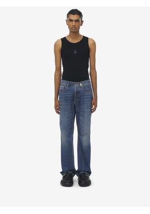 MCQUEEN - Straight Leg Jeans - Item 814645QYAA94211