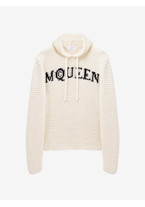 MCQUEEN - McQueen Logo Cropped Hoodie - Item 829321Q1BDL9009