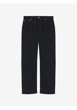 MCQUEEN - Wide Leg Denim Jeans - Item 839142QYAAC1000