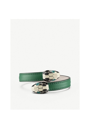 Bvlgari Serpenti Forever Leather Bracelet