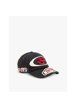 Mens Diesel C-Braff Logo-Embroidered Cotton Baseball Cap