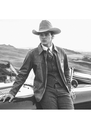 Slim Fit Linen-Wool Western Trousers