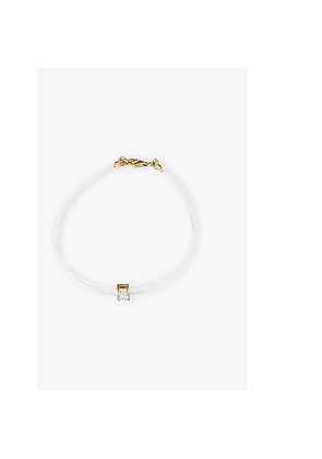 The Diamond Lab Lab 100 18ct Yellow-Gold and 0.49ct Radiant-Cut Diamond Bracelet