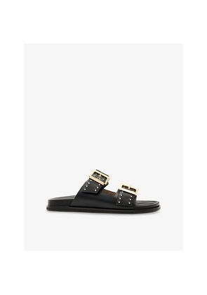 Womens Allsaints Magda Flat Leather Sandals