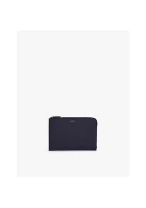 Womens Smythson Panama Leather Slim Pouch