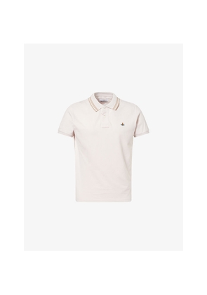 Mens Vivienne Westwood Logo-Embroidered Short-Sleeve Cotton Polo Shirt