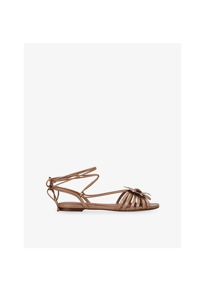 Womens Zimmermann Orchid Leather Sandals