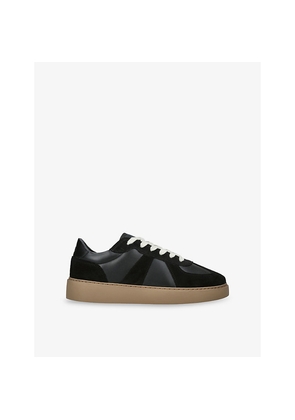 Mens Arne Classic Court Leather and Suede Trainers