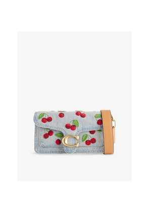 Womens Coach Cherry Tabby 26 Denim Shoulder Bag