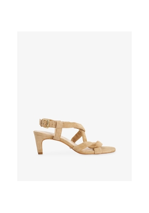 Womens Dune Motivating Suede Heeled Sandals