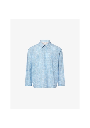 Mens Paul Smith Checked Oversized Cotton Shirt