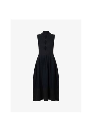 Womens CFCL Rivulet Cut-Out Knitted Midi Dress