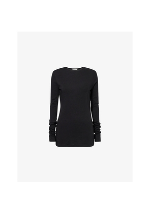 Womens Entire Studios Sheer Long-Sleeve Cotton-Jersey T-Shirt