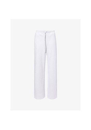 Womens Entire Studios Low-Rise Straight-Leg Cotton Jogging Bottoms