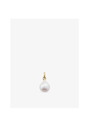 Monica Vinader Baroque Pearl Small 18ct Yellow-Gold Vermeil and Pearl Pendant