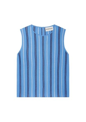 Striped sleeveless top