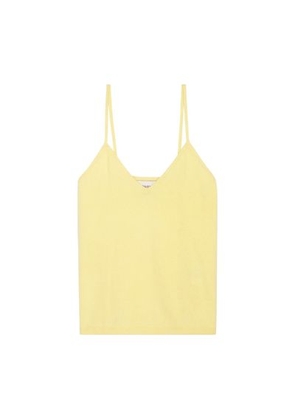 Vest top with spaghetti straps