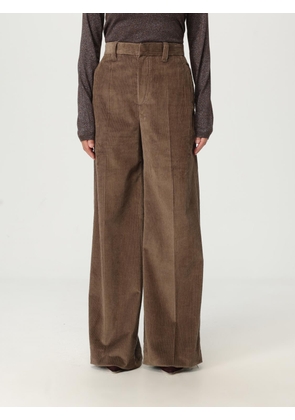 Pants BRUNELLO CUCINELLI Woman color Dark