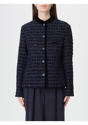 Jacket EMPORIO ARMANI Woman color Blue