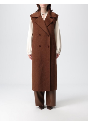 Coat PATRIZIA PEPE Woman color Brown