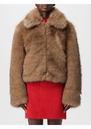Fur Coat MSGM Woman color Mink