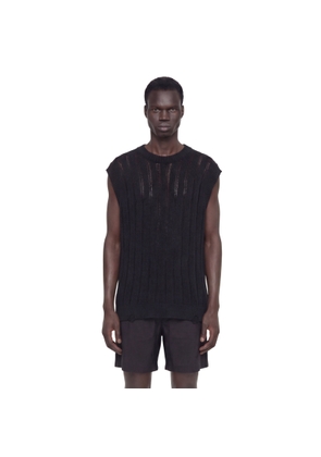 Destroyed Knit Vest