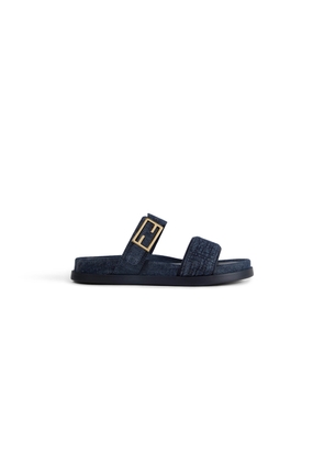 Fendi Feel Denim Slides