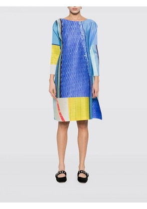 Dress PLEATS PLEASE ISSEY MIYAKE Woman color Blue