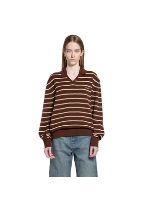 Striped V-Neck Long Sleeve T-Shirt