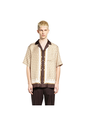 Equestrian Silk Twill Bowling Shirt