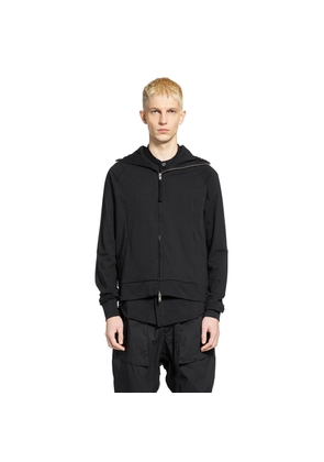 Structured Cotton Jersey Zip-Up Hoodie
