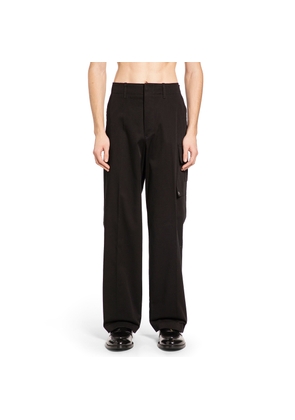 Cotton Gabardine Cargo Trousers