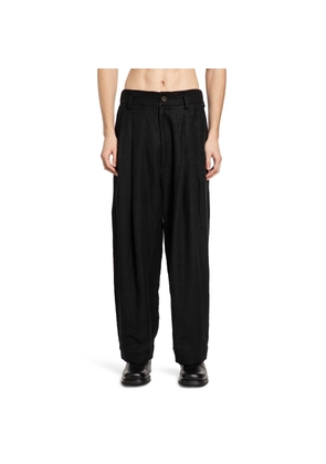 Drop-Crotched Wide Leg Trousers